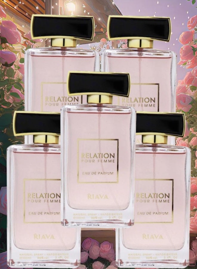 ريافا 5 قطع عطر ريليشن 100مل - Image 1